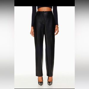 Babaton command leather pants in black size 12